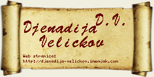Đenadija Veličkov vizit kartica